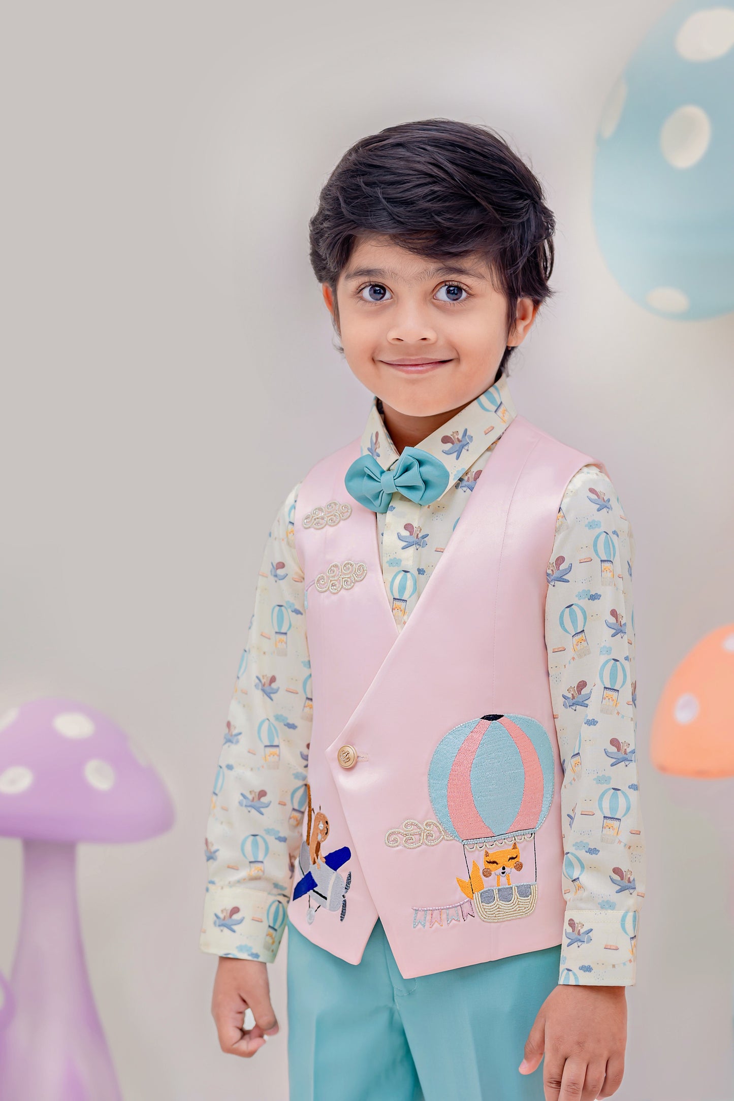 PARACHUTE AND PLANE WAISTCOAT SET