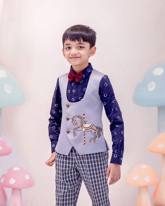 CAROUSEL HORSE WAISTCOAT SET