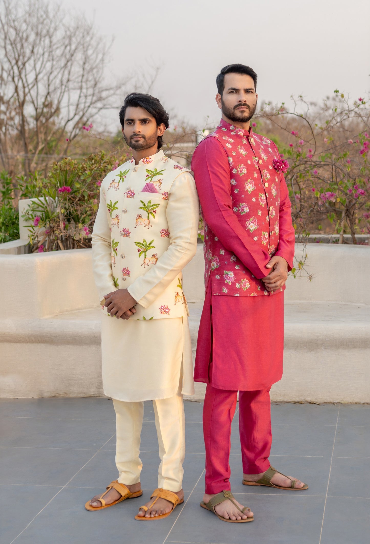 FLORAL BANDI AND KURTA