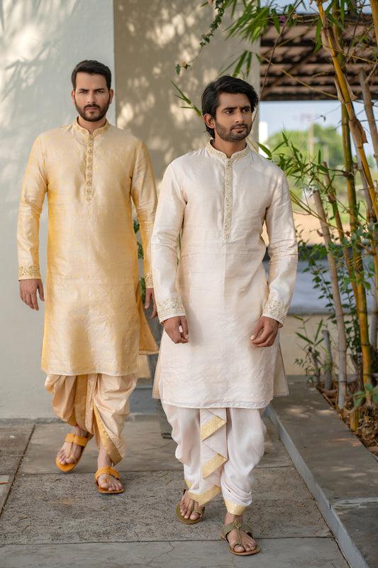 ELEGANT STRIPES TISSUE KURTA