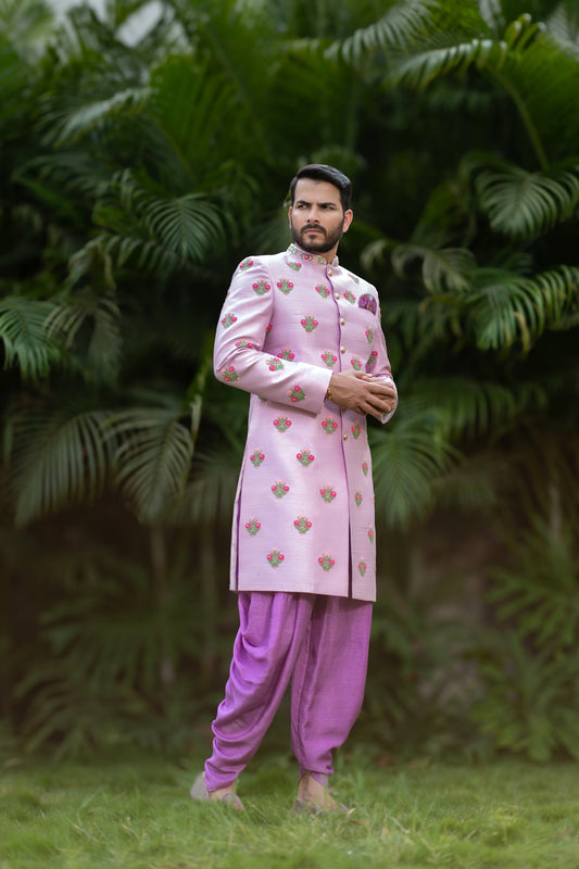 LAVENDER DORI WORK SHERWANI