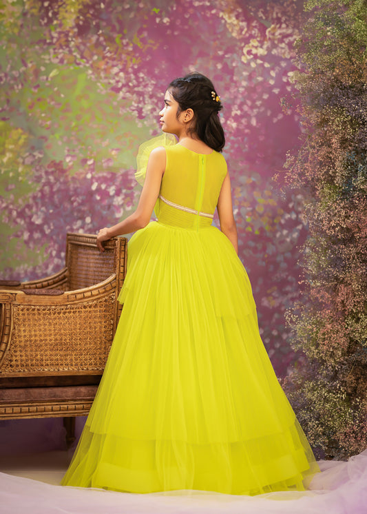 "Lemonade Radiance" - Sparkling Citron Gown