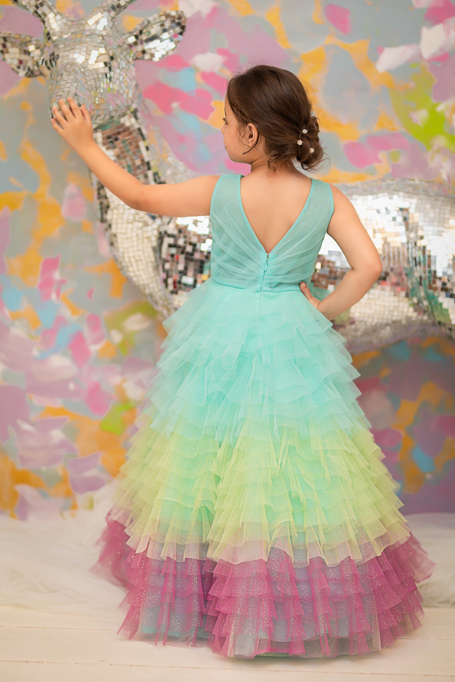 "Mermaid Lagoon" - Ocean Gradient Gown