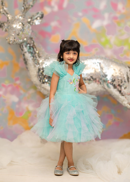 "Aqua Marine" - Oceanic Treasure Gown