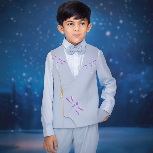 FROST-FIRE DRAGONFLY WAISTCOAT SET