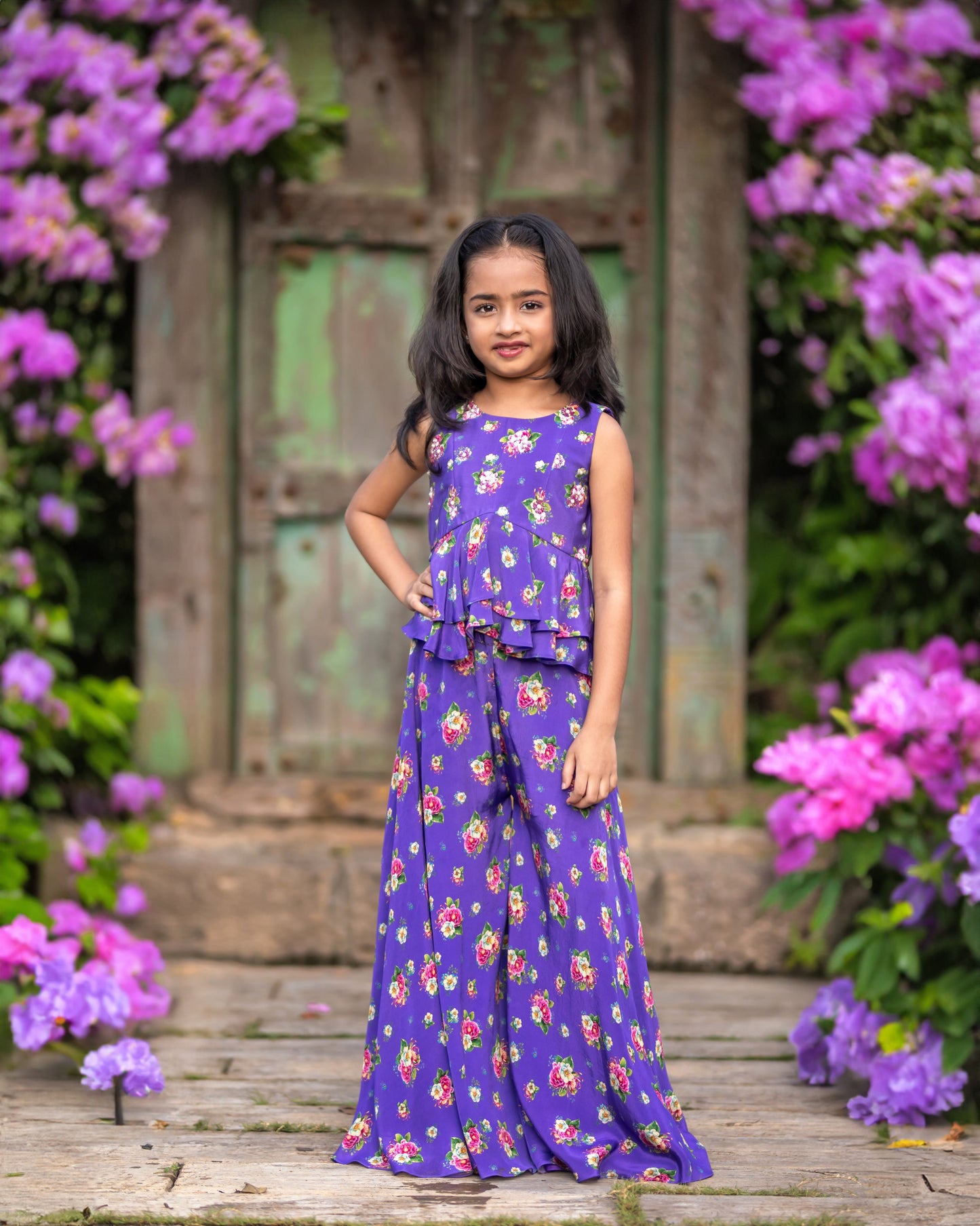 LAVENDER SHARARA SET