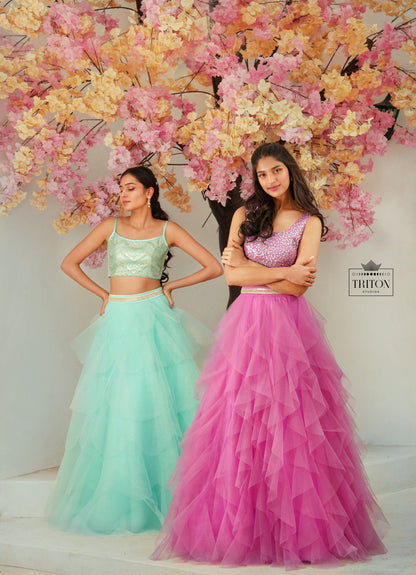 Orchid pink ruffles