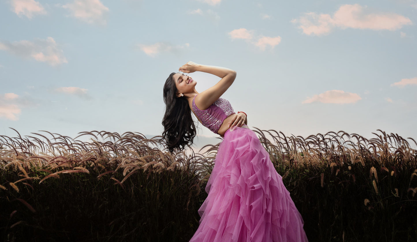 Orchid pink ruffles