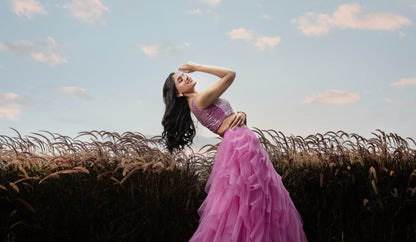 Orchid pink ruffles