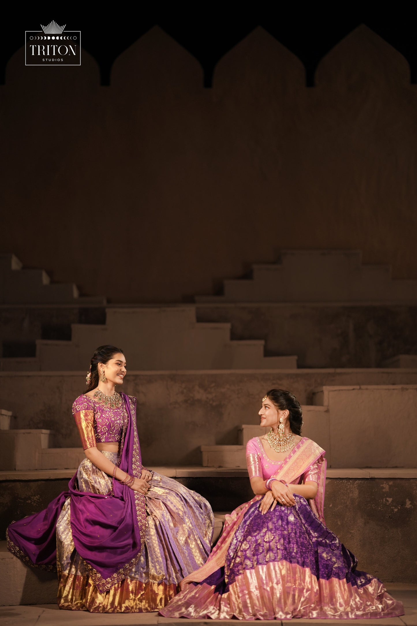 Majestic purple lehnga