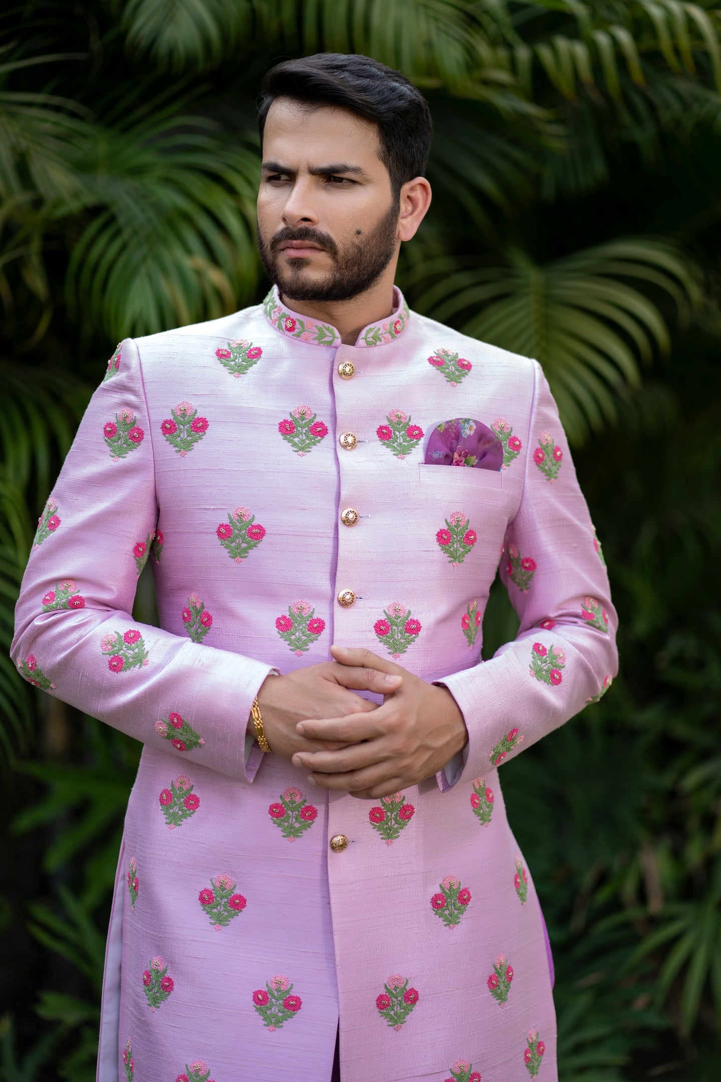 LAVENDER DORI WORK SHERWANI