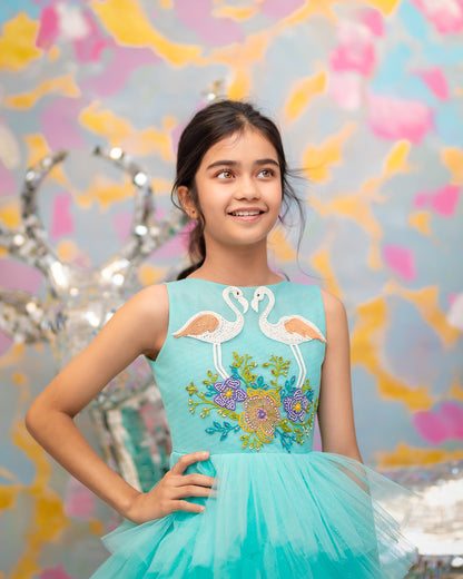 "Aqua Serenade" - Swan Lake Gown