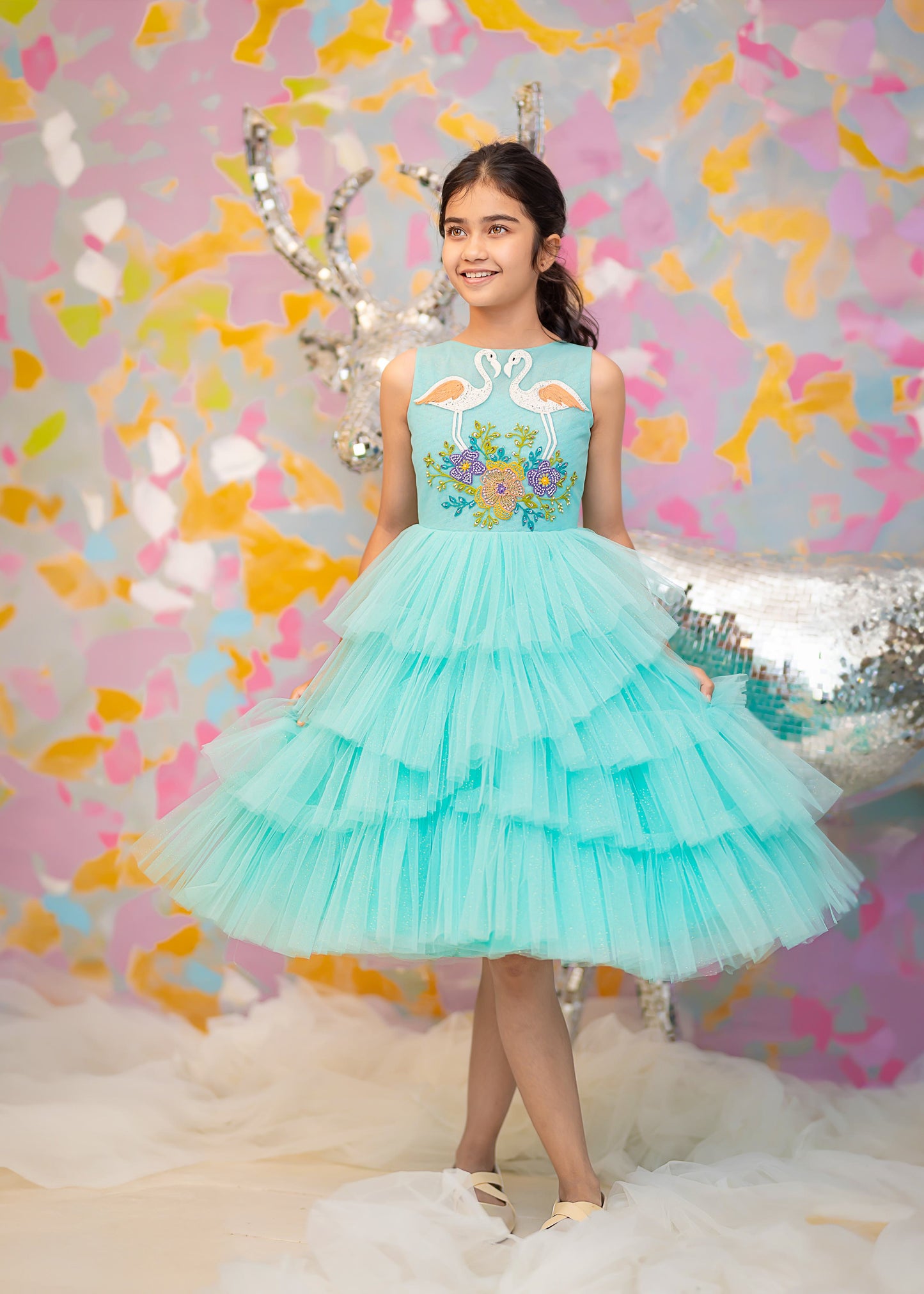 "Aqua Serenade" - Swan Lake Gown