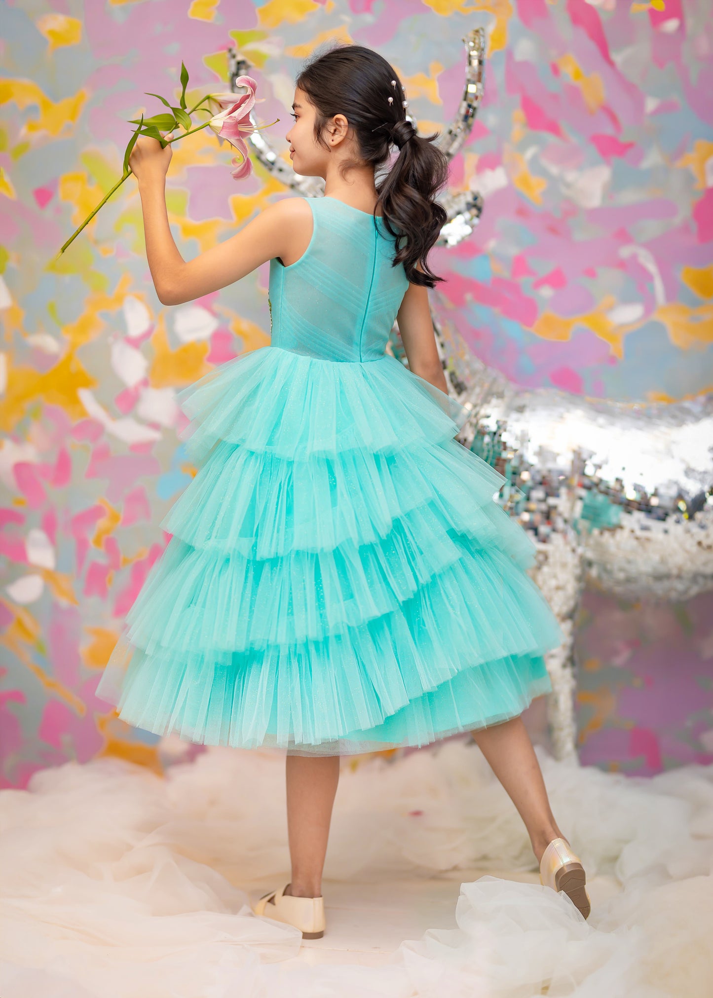 "Aqua Serenade" - Swan Lake Gown
