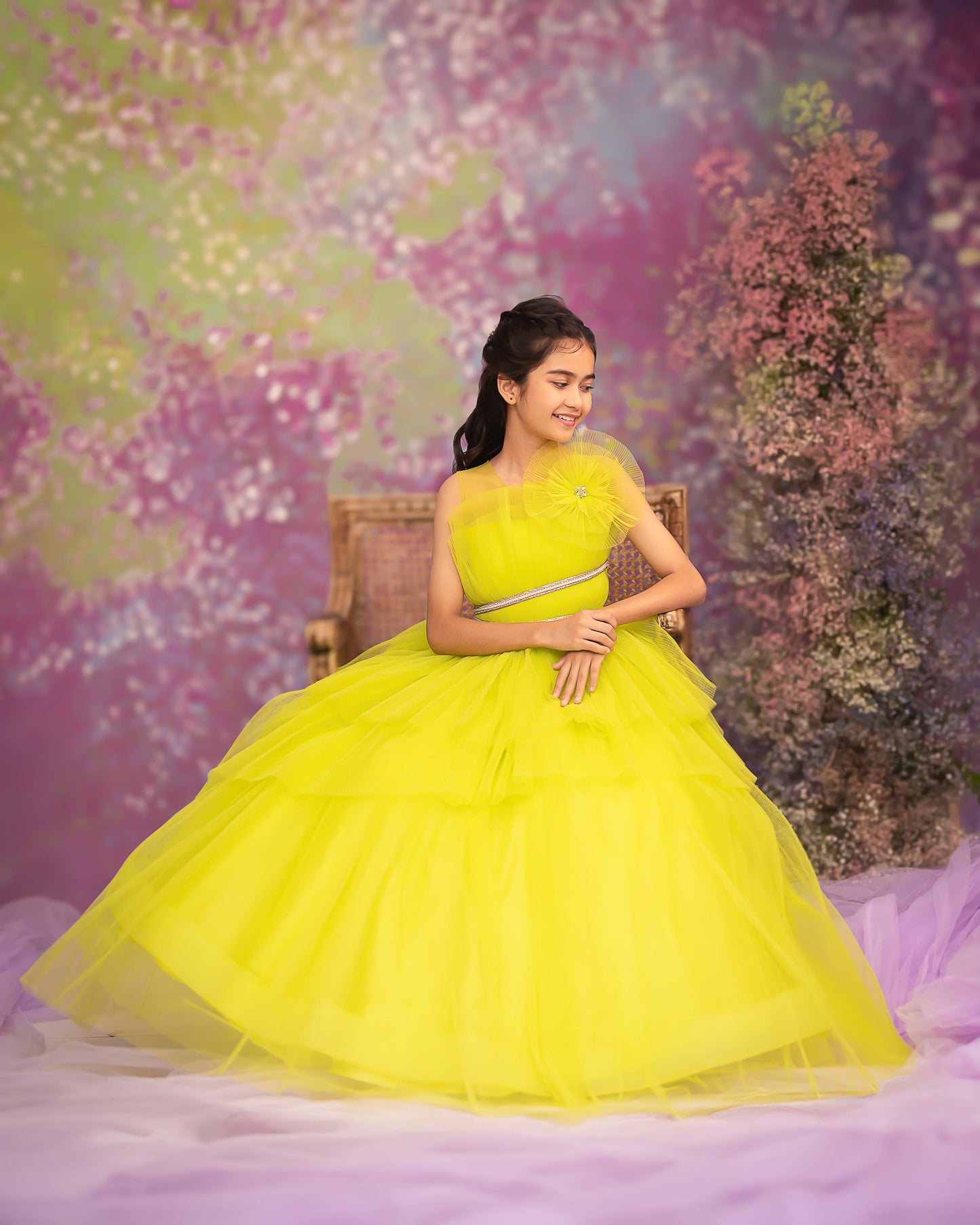 "Lemonade Radiance" - Sparkling Citron Gown