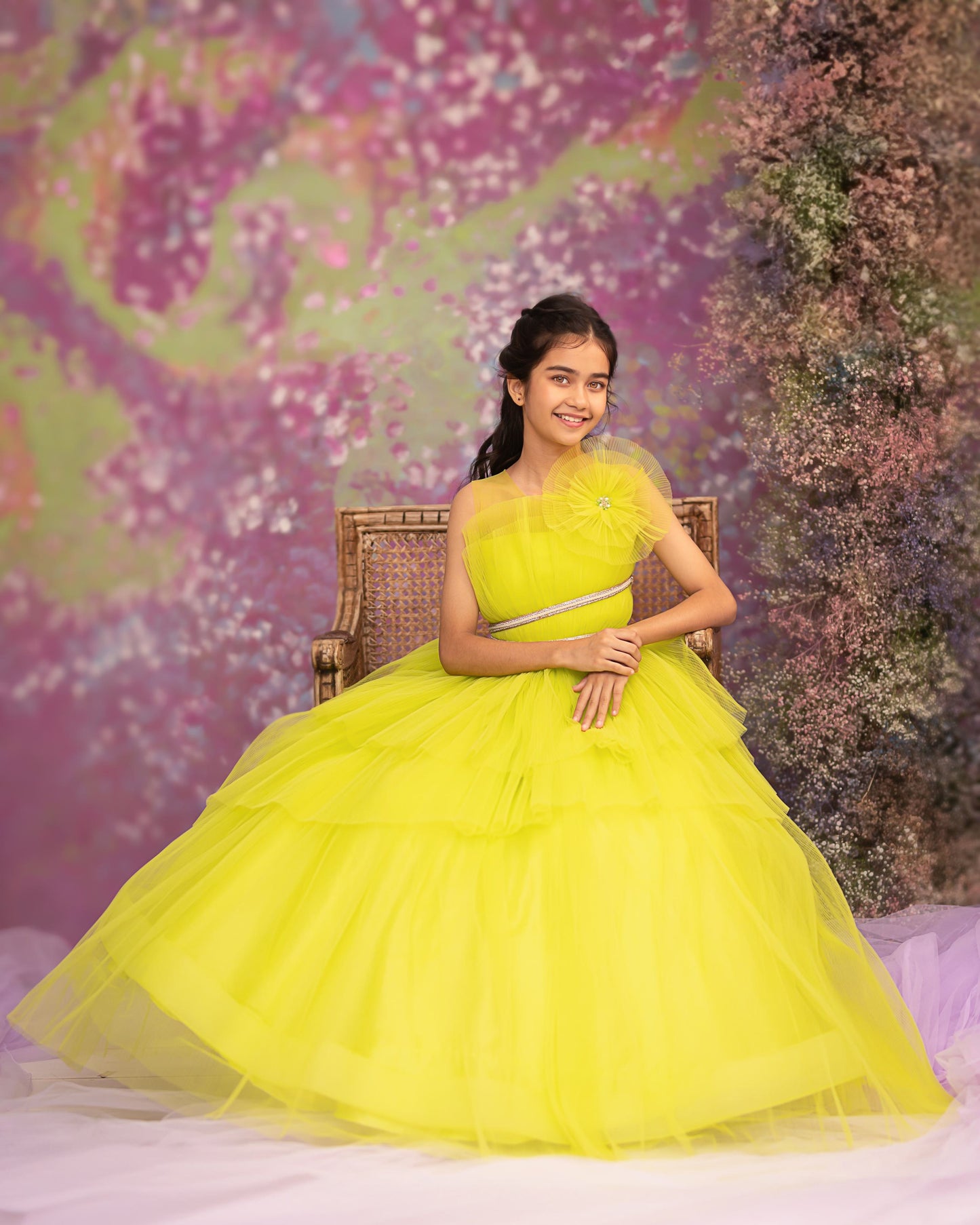 "Lemonade Radiance" - Sparkling Citron Gown