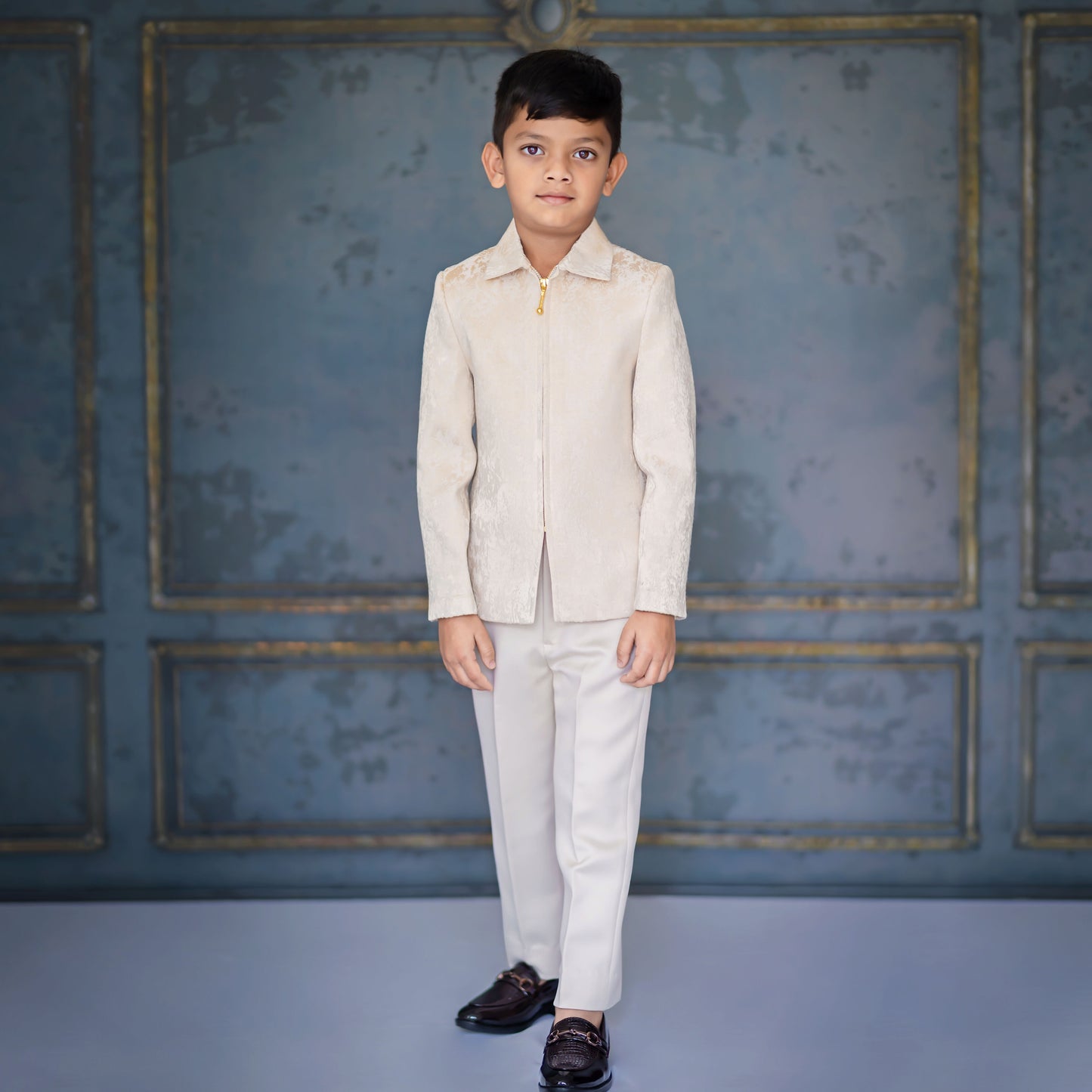 IVORY EDGE JACKET SET