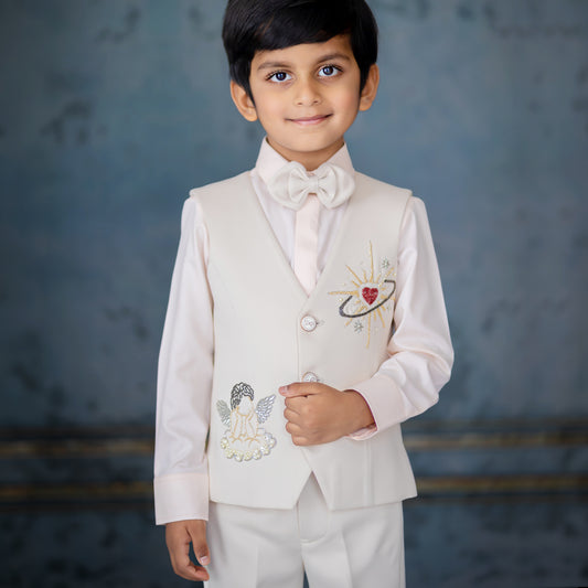 ANGEL HEART WAISTCOAT SET