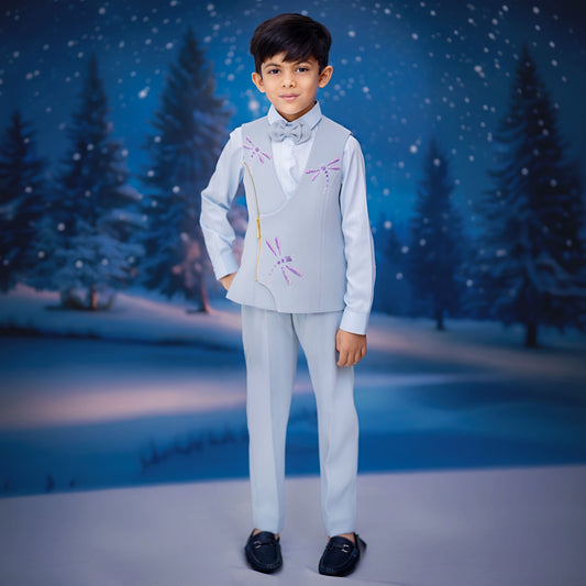 FROST-FIRE DRAGONFLY WAISTCOAT SET