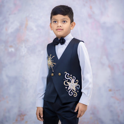 SPARKLING STARBURST WAISTCOAT SET